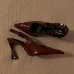 burgundy heels